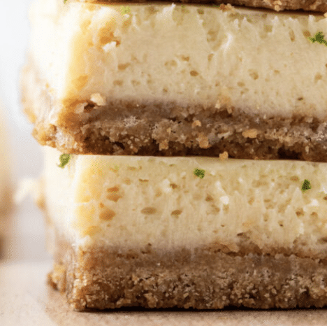 Tart and Tangy Key Lime Pie Bars Recipe from Olde Square Inn